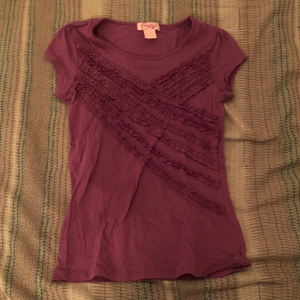 CANDIES PURPLE TEE SHIRT